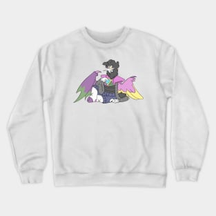 Sitting Sneo Crewneck Sweatshirt